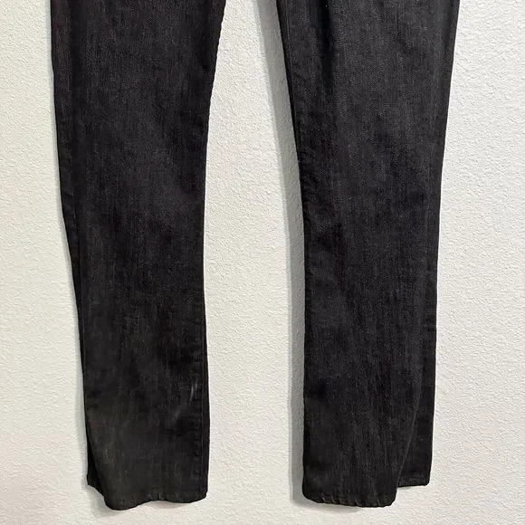 Citizen Of Humanity Ingrid Stretch Low Waist Flare Blue Jeans Size 28 Stay Gold - Picture 3 of 16